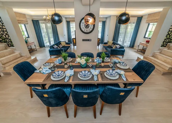 Villa Palmiye Jakuzili Bahçeli Havuzlu - Ocekhomes *