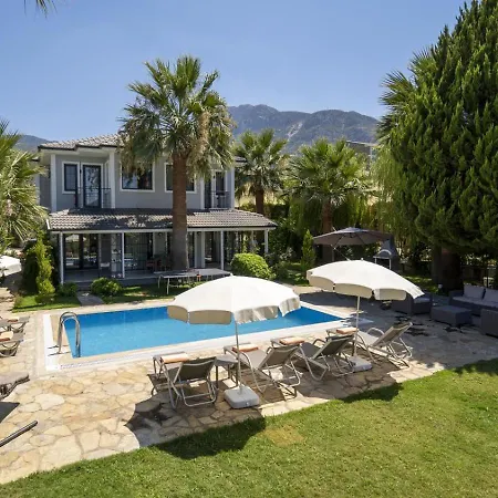 Palmiye Jakuzili Bahceli Havuzlu - Ocekhomes Villa